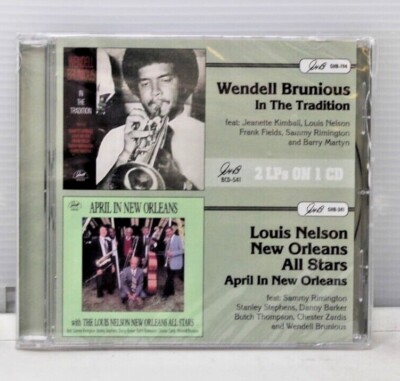 Wendell Brunious, Louis Nelson (2 LPs on 1 CD) - NEW (Case cracks)