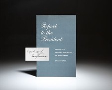 Harry S Truman / Report to the President President's Advisory Signed 1st ed 1952