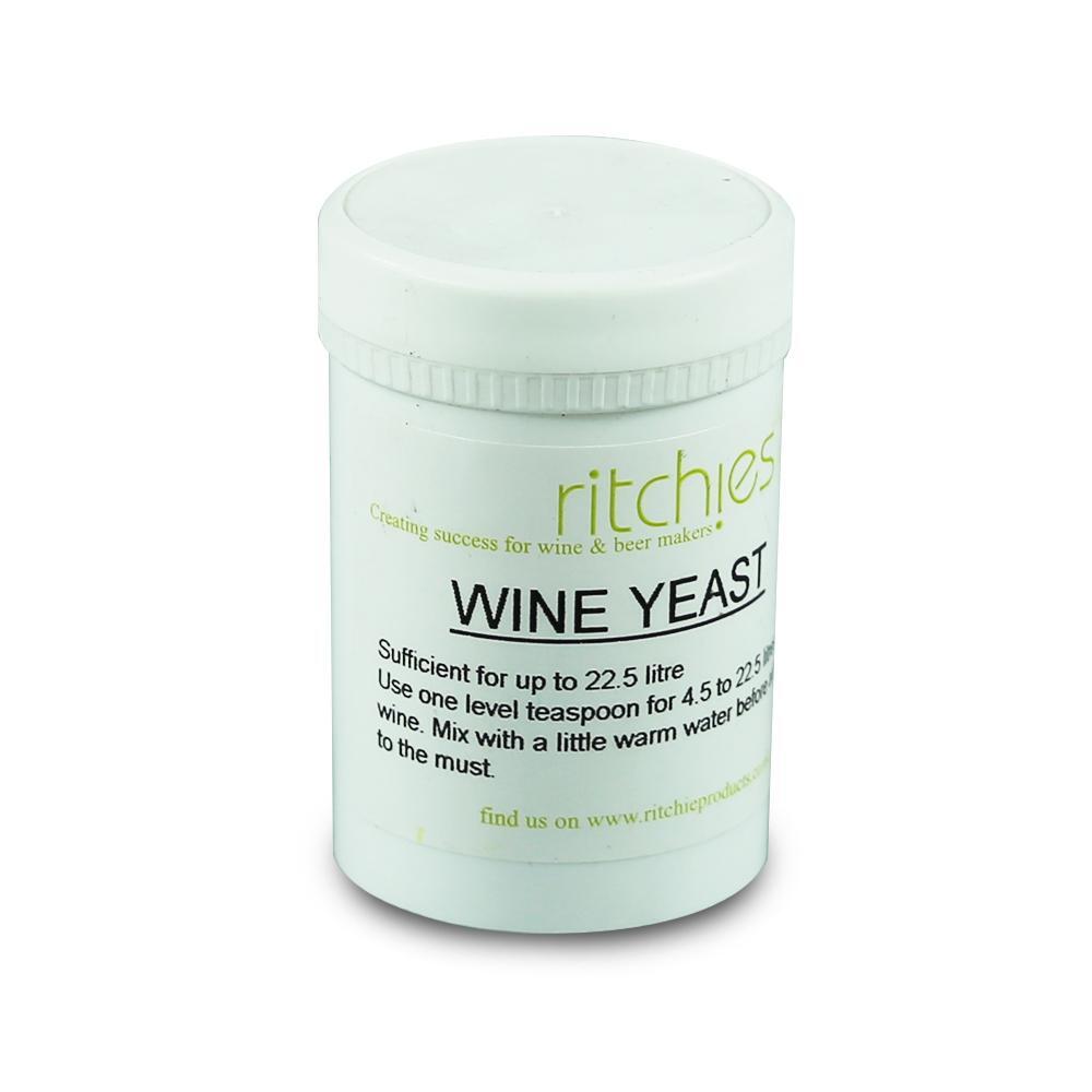 Ritchies Home Brew General Purpose Wine Yeast - 50g Tub
