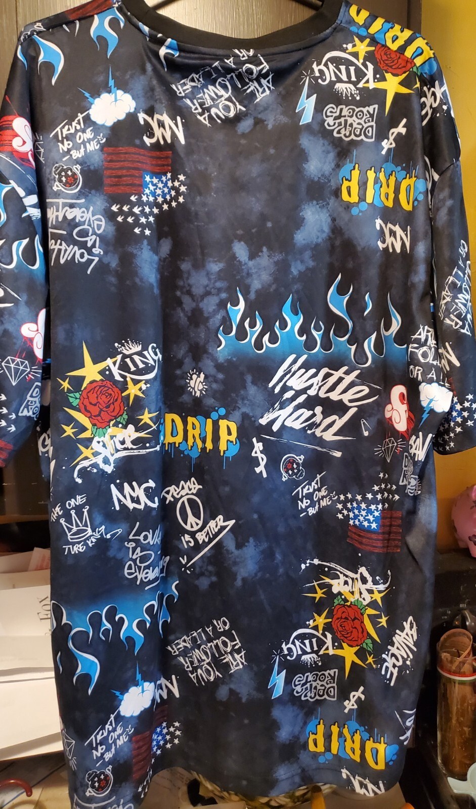 Fresh Prints Of Bel Air Men's hustle drip NYC Tshirt … Gem