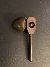 Antique Wood Spinning Top Childrens Toy