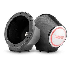 2x DS18 CF-JS6 Universal 6.5" Speaker Enclosure Surface Mount Pods Carbon Fiber