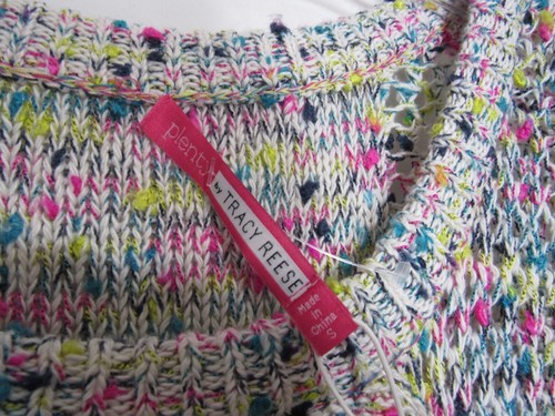 Suéter Plenty by Tracy Reese Multicolor Manga Corta Talla Pequeña Nuevo con Etiquetas - Imagen 5 de 5