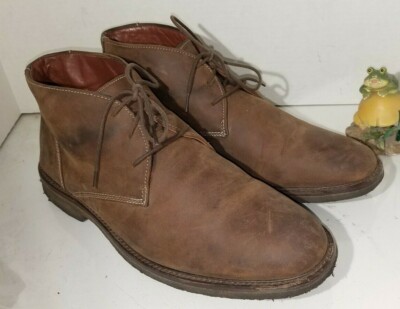 Johnston & Murphy Men\'s Brown Sheepskin Leather Chukka Boots Sz 11.5 Men main image 3