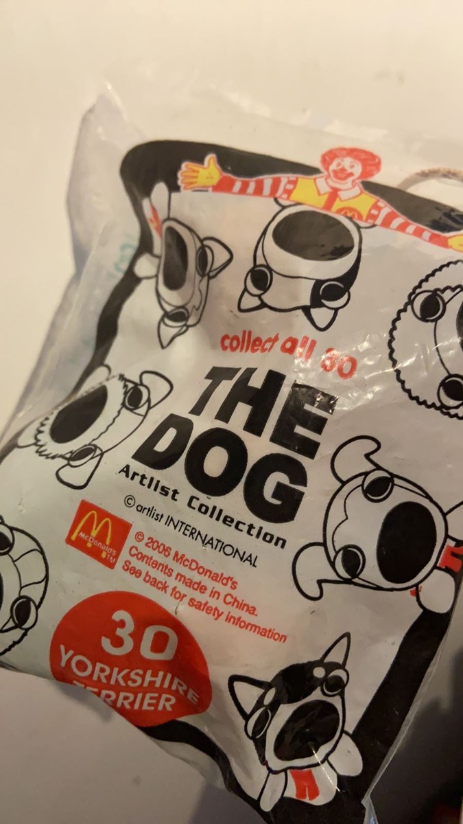sale The dog 2006 series McDonald happy meal unopened artlist