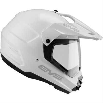EVS DSHE18VS-W-XL XL Venture Solid White Dual Sport Helmet