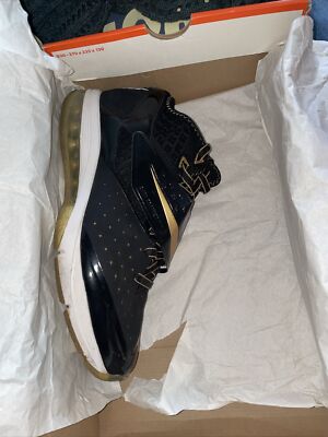 Nike CJ81 Trainer Max Mens 10 MOTOR CITY D TOWNS FINEST Black Gold Megatron