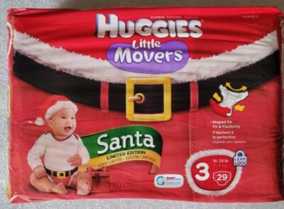Huggies Little Movers Santa Limited Edition Size