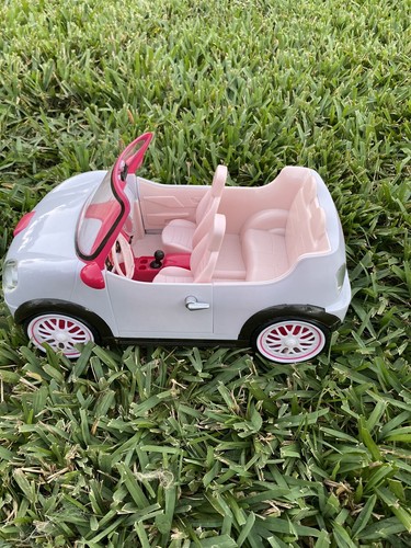 AUTO CABRIO WEISS MIT ROSA LORI "GO EVERYWHERE" FÜR 6" PUPPE VON BATTAT