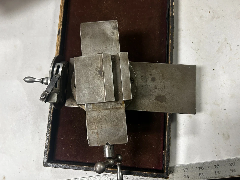 MACHINIST OfCe TOOLS LATHE Watchmakers Lathe Precision Cross Slide Sloan Chace b - Image 3 of 4