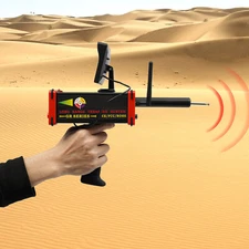 Gold Metal Detector Long Range Metal Finder Mini Rotation Search Detector 360°