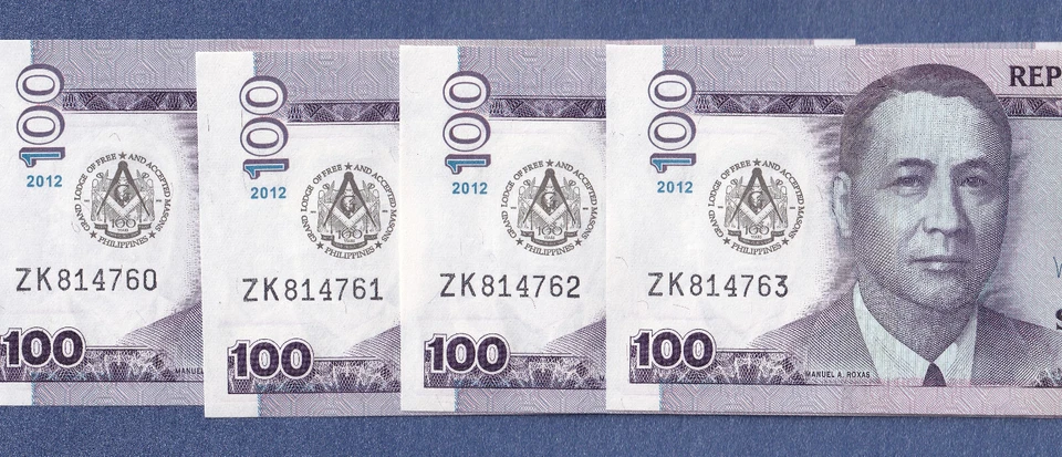 1 PC ONLY - 2012 Philippine Grand Lodge of Free & Accepted Masons Banknotes - Image 4 of 4