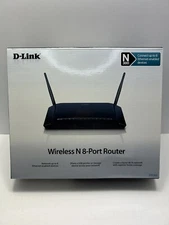 D-link Wireless Router DIR-632 - 8 Ethernet 10/100 Ports and WiFi