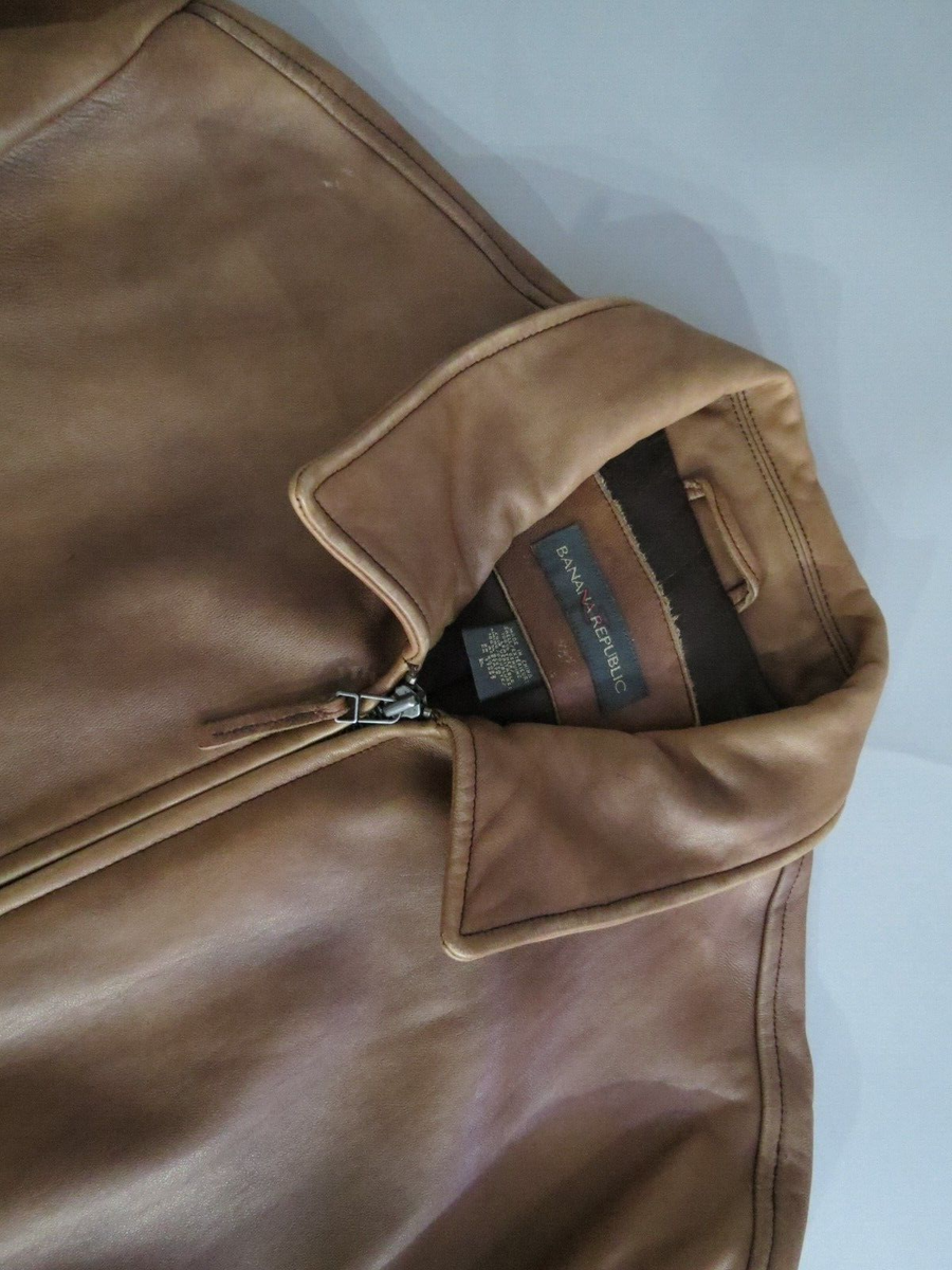ジャケット・アウター 00s BANANA REPUBLIC cowhide leather JKT 00s BANANA REPUBLIC cowhide leather JKT - メルカリ