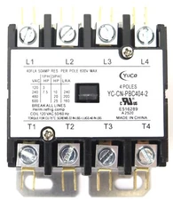 SA-4P-40A-120V Definite Purpose Contactor 40A 4Pole 120V Coil YC-CN-PBC404-2