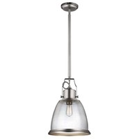 Pendellampe Deckenleuchte HäNgelampe Stahl Nickel D 35,5 Cm Esszimmerlampe