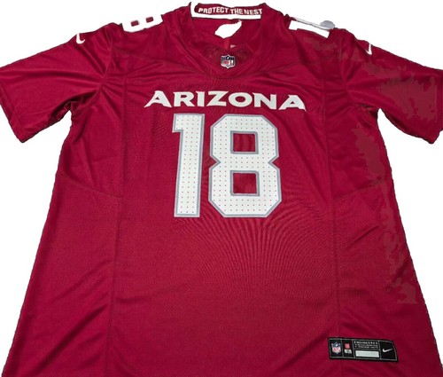 Harrison Jr #18 Cardinals Marvin Arizona MEN Stitched Jersey Red Size La - Picture 3 of 4