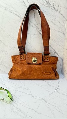 バッグ DIESEL leather handbag Diesel bag vintage Bag Leather Bag Camel Colour | eBay