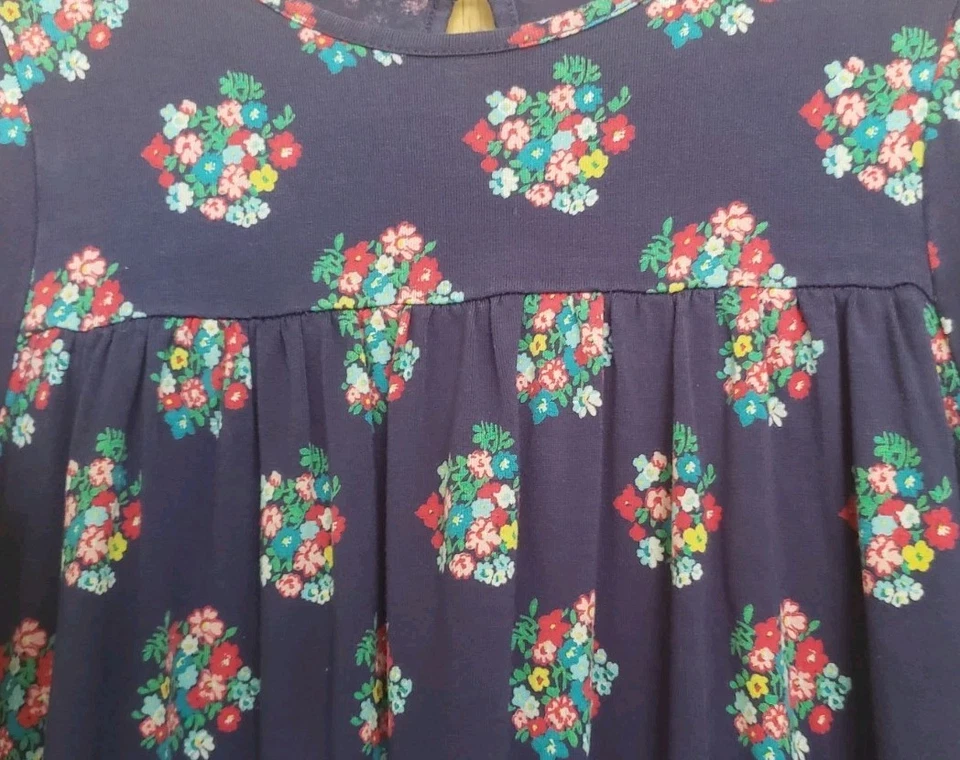 Boden Blue Floral Tunic Top - 6-7 Yrs - Excellent Condition - Image 3 of 4