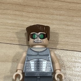 LEGO Spider-Man Dr. Octopus 4857 Doc Ock's Fusion 2004 No Hair Scratched Face