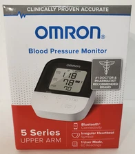 Omron 5 Series Wireless Upper Arm Blood Pressure Monitor - BP7250 - Sealed NEW