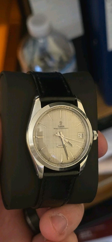 Vintage 1960s TUDOR Oyster Prince Men's Watch - 7966, 579353 linen dial - image 2 of 4