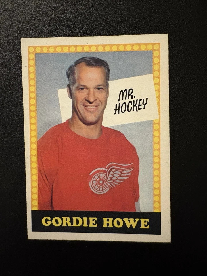 1969-70 OPC O PEE CHEE # 193 GORDIE HOWE RARE WITH # MR HOCKEY VG-EX SHARP!! - Image 3 of 4