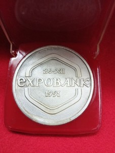 ExpoBank 1991 Metal Token, 26-XII