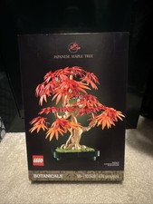 LEGO Botanicals Japanese Red Maple Bonsai Tree Complete Set 474 Piece 10348 