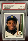 1989 KEN GRIFFEY JR UPPER DECK STAR ROOKIE PSA 9 MARINERS HOF 50-50? (417)