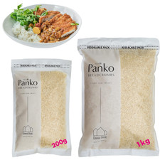 1kg Basic Panko Breadcrumbs 10 mm Super Premium Bag Long Needle Shape Less Oily
