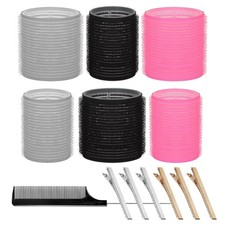 Heatless Hair Curler: 13Pcs Rollers Set with Clips for Long and Medium Hair