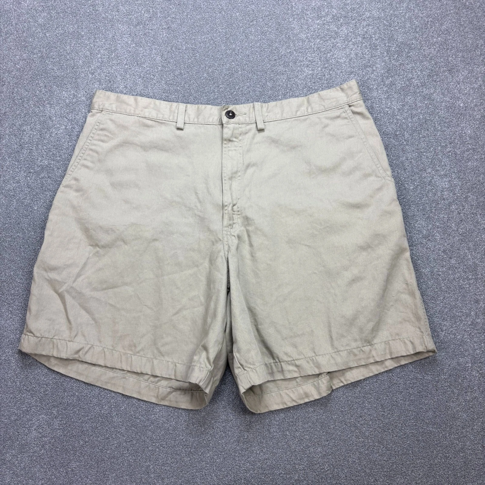 Patagonia Shorts Adult W38 Brown 7" Inseam Canvas Ripstop Field Hiking Men*