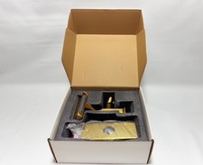 Gold Waterfall Bathroom Faucet Single Hole Vanity Sink Faucet Brass