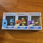 Funko Pop! Pokémon Squirtle, Growlithe, Rattata Vinyl Figures Lot of 3