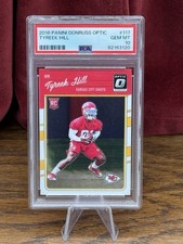 Tyreek Hill RC PSA 10- 2016 Donruss Optic - Rookies #117 (RC)