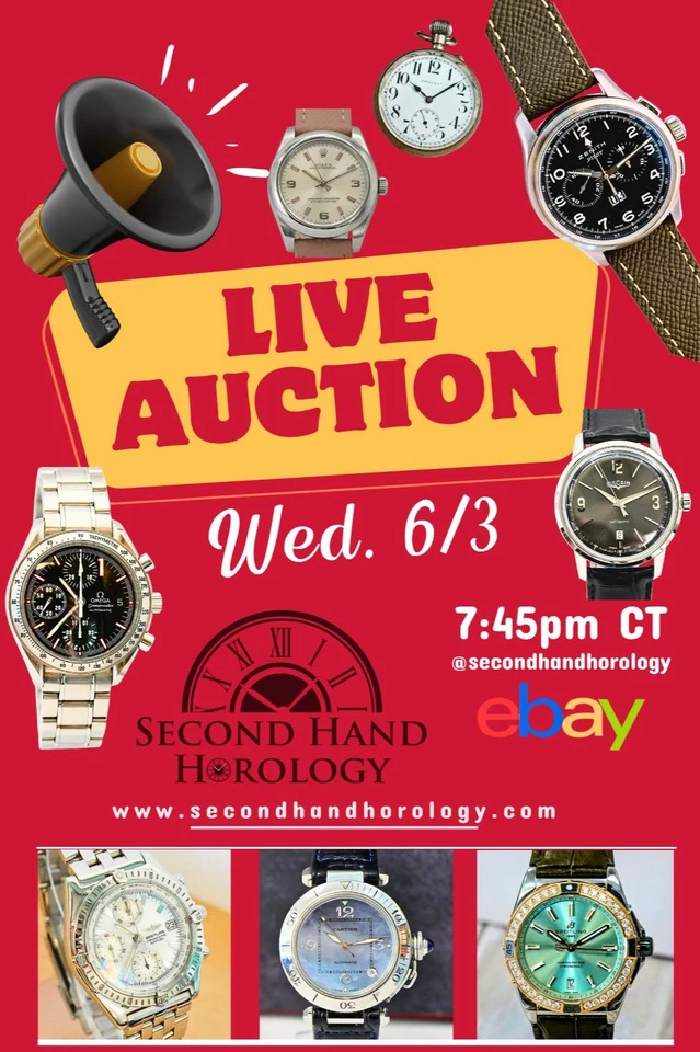 HIGH $ & $1 STARTS Vintage & Modern Icons + Watch Talk Live!