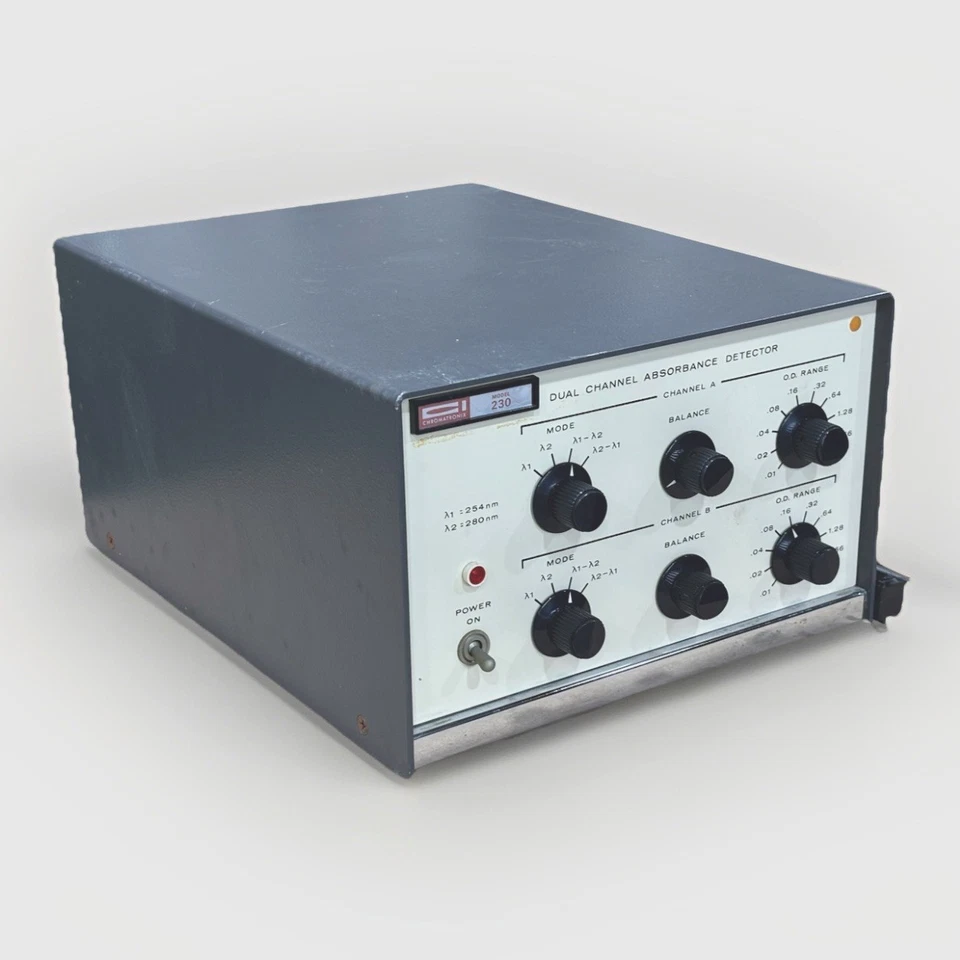 Chromatronix 230 Detector de Absorción de Doble Canal Calentador de Cámara Fría de Colección Foto 2 de 4