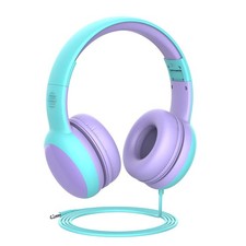 Kids Headphones with Limited Volume, Cat Ear Toddler Headphones, Wired Headph...