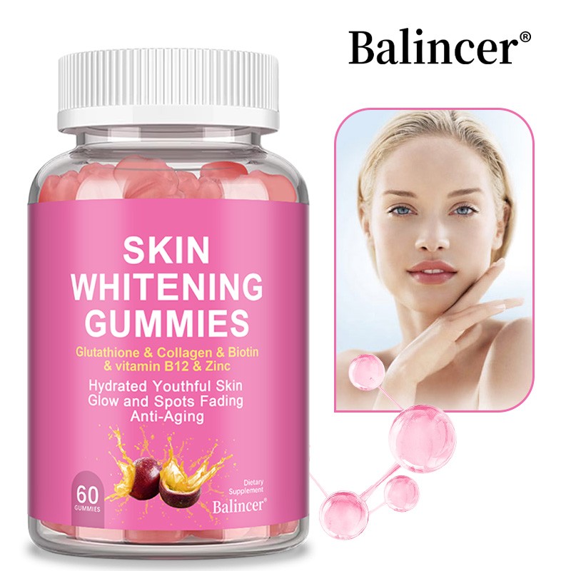 biotin and glutathione interaction Skin Brightening Gummies with Collagen & Biotin,Anti-Aging 60 Count The Eaoron Hyaluronic Acid dht blocker Pack Size:30 days pack