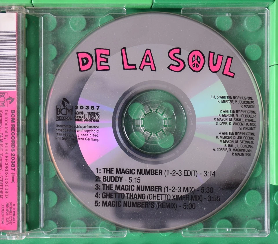 De La Soul - The Magic Number - Buddy - BCM Records - CD Maxi-Single - Bild 3 von 4