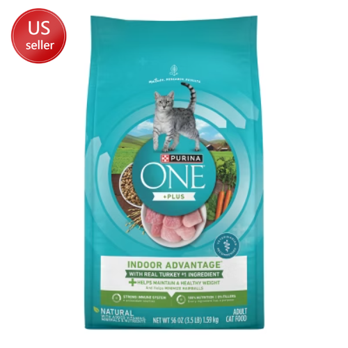 Purina ONE Indoor Advantage Turkey Dry Cat Food for Indoor Cats