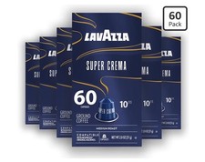 Lavazza Super Crema Aluminum Capsules Compatible with Nespresso Exp 06/2027
