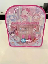 Sanrio Characters Backpack Makeup Set Kids Cosmetics New Unopened Gift