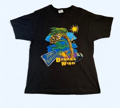 Vintage JIMMY BUFFETT Banana Wind Tour Shirt XL 90's Corona RARE 1996