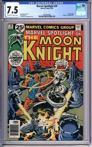 Marvel Spotlight #29 CGC 7.5 VF- very fine MOON KNIGHT Marvel 4002200006