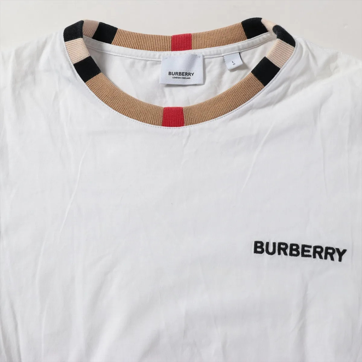 Burberry Tisci Period Cotton & Polyurethane Long T shirts L Men's White  8075188 thumbnail 3