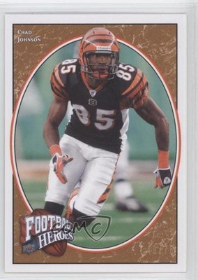 2008 Upper Deck Football Heroes Bronze 49/75 Chad Johnson #24 9o3