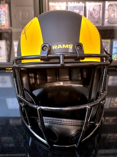 Kurt Warner HOF Signed Helmet Speed Full Sized Rep L A Rams Beckett COA - HOF - Picture 3 of 6