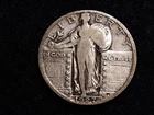 1927s Fine Standing liberty Quarter 90% Silver